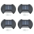 thumbnail image 2 of Outdoor 4 Sets Solar Wall Light Waterproof Multifunctional LED Solar Wall Light for Patio Yard Garden Outdoor Driveway, 2 of 8