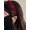 wine red, variant on Black Velvet Headband with White Pearl Accents, Vintage Hair Accessory for Women's Holiday Fashion