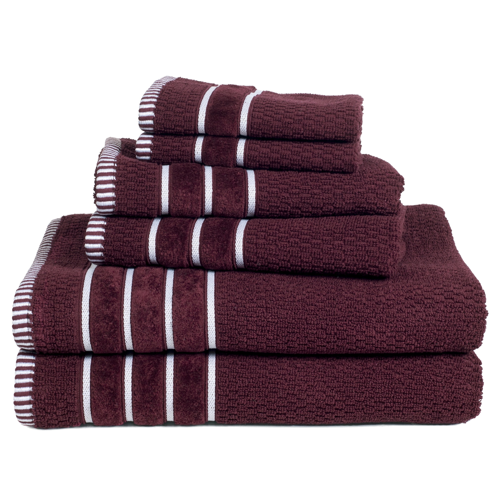 CAT LOVER BURGUNDY Round Hand Towels - High quality super soft and  absorbent thick cotton fabric - Decorative Kitchen Bathroom Towels - French  Cat Lover Gifts - French Country Home Decor