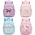 thumbnail image 2 of Mochila escolar Kawaii Sanrio My Melody para niños, bolsa de almacenamiento impermeable de PU para compras, regalo, gatito Kuromi, guardería, nuevo, 2 of 4