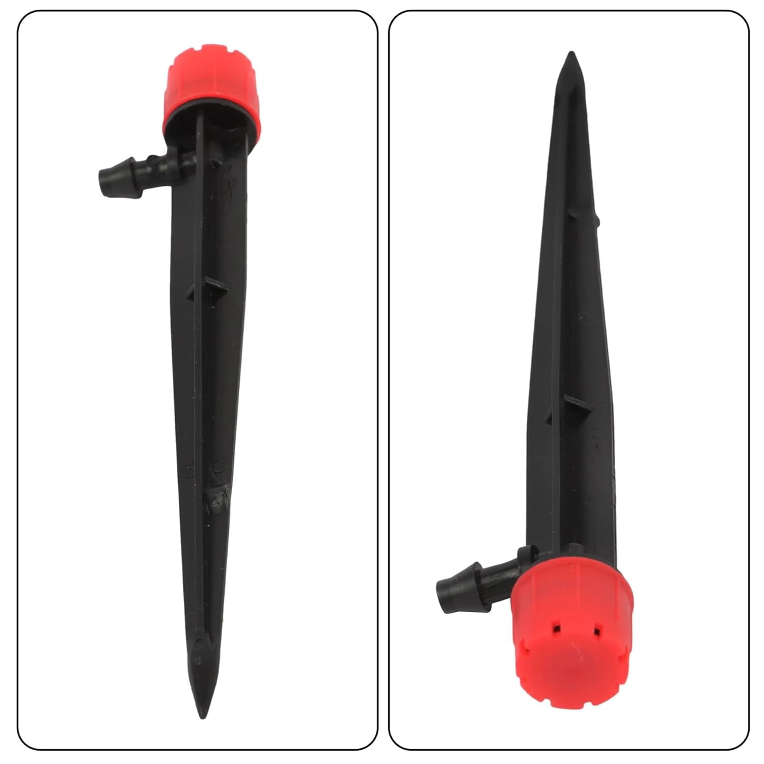 Genrics Drip Irrigation System Adjustable Connect Irrigation System for Gardens Up to 226ft with 1/4' and 1/2' Tubing Drip Emitters
