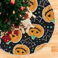 thumbnail image 5 of Coolnut Halloween Christmas Tree Skirt Halloween Tree Skirt, for Holiday Party Home Christmas Day Ornaments48", 5 of 6