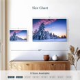thumbnail image 4 of Elephant Stock Pink Sunset At Winter Wall Art - Horizontal Canvas Wall Art - Living Room Wall Decor - Nature Canvas - Gray And Pink Decor - 24" x 16", 4 of 8
