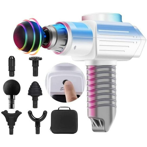 Sotion Muscle Massage Gun Deep Tissue , Percussion Massage Gun for Athletes Body Massager (White) - New