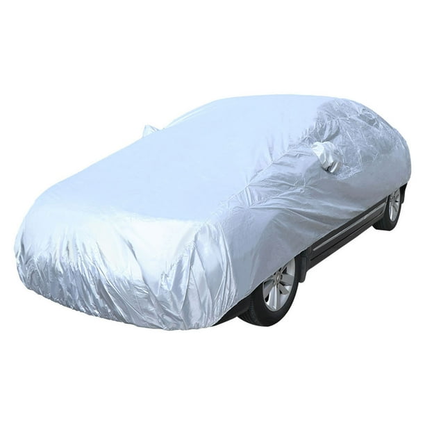 Parasol universal para coche, para nieve, hielo, sol, rayos UV y lluvia, tamaño XL (plateado)