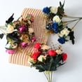 thumbnail image 3 of Nvzi-c 2 bouquet of Artificial Flowers Real Touch Fake Flowers for Home Office Wedding Decor Arrangement Bouquet Faux Flowers for Decoration（Q65,13.13in L）, 3 of 5