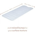thumbnail image 7 of Tranquil Beauty Extra Long Non-Slip Bath Mat With Suction Cups, Clear, 100 cm x 40 cm, 7 of 7