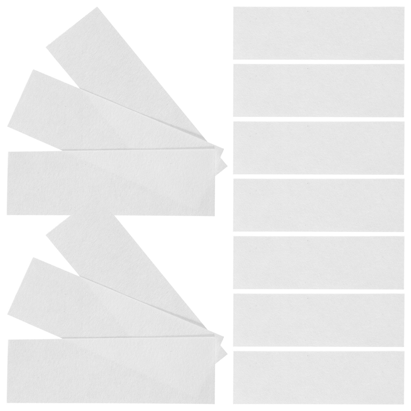 100 Sheets Blotting Paper Rectangular Experiment Strips White