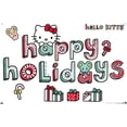 thumbnail image 4 of Hello Kitty: 17 Holiday - Happy Holidays Wall Poster with Pushpins, 22.375" x 34", 4 of 4