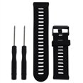 thumbnail image 3 of 3X for 3 Soft Silicone Strap Replacement Wrist Watch Band+Tool Kits Black, 3 of 8