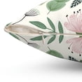 thumbnail image 3 of Colorful Moths and Floral Design - Spun Polyester Square Pillow, 3 of 3