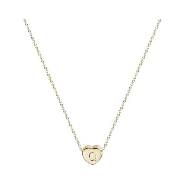 26 collares hexagonales con iniciales para mujer Collares para mujer Collares con iniciales en plata para mujer y niña