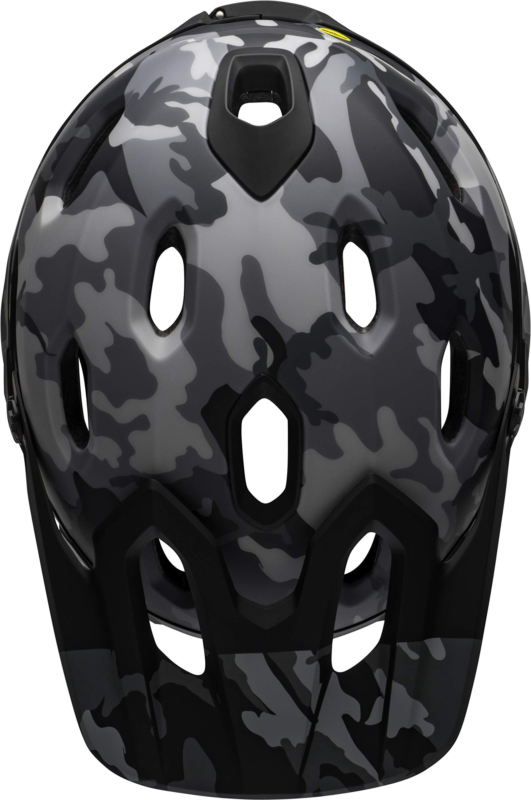 BELL Super DH MIPS Adult Mountain Bike Helmet - Matte/Gloss Black Camo (2021), Small (52-56 cm)
