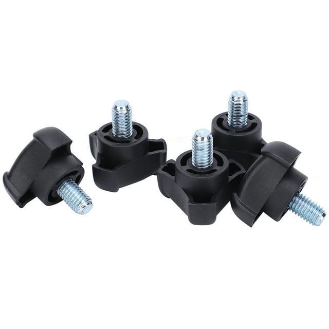 5Pcs M8 Plastic Triangular Arc Handle Screws Hand‑Twisted Locking Bolt Fastener 18mm