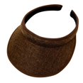 thumbnail image 2 of CUITING Cloth Covered Slip On Visor  Sun Sports Visor Hats Cap for Women Adjustable Cap, 2 of 2
