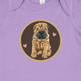 thumbnail image 4 of Inktastic Chinese Shar-pei Dog Art Girls Baby Bodysuit, 4 of 5
