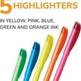 thumbnail image 6 of Highlighters, Chisel Tip, 5-Count Pack of Highlighters Assorted Colors, I  Highlighter Set for Organizing and Coloring, 6 of 6