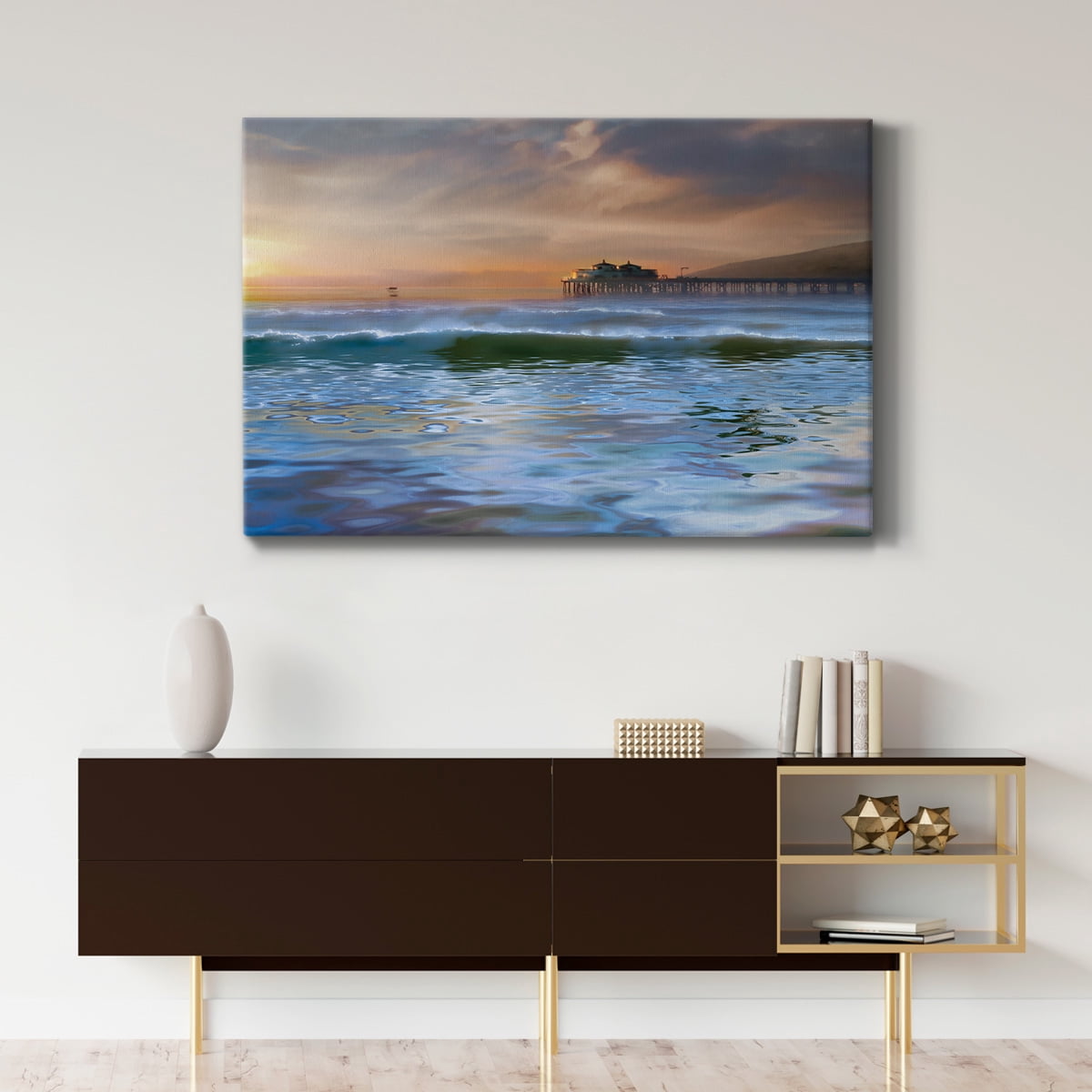 Wexford Home The Pier Premium Gallery Wrapped Canvas, 40" x 60" - Ready to Hang
