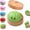 Green, variant on Dumpling Squishies, Glitter Dumpling Mystery Box, Colorful Dumplings Stress Balls Fidget Sensory Toy, Stocking Stuffers with Food Steamer Stretchy Desk Toys