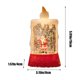 thumbnail image 3 of Farol navideño de Papá Noel, muñeco de nieve y árbol de Navidad. Funciona con enchufe o pilas. Lámpara brillante con escena iluminada para decoración navideña. 100 ml. Lámpara decorativa de plástico., 3 of 6