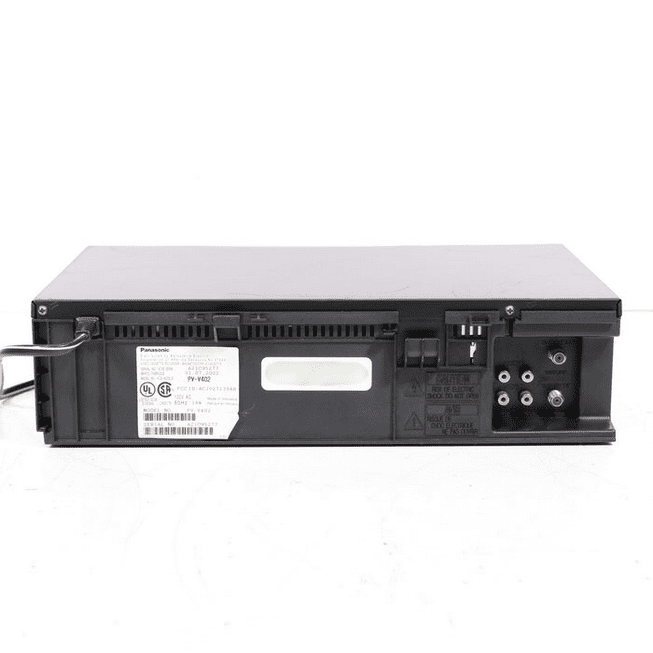 Panasonic PV-V402 Omnivision VCR w/ Original Remote, Manual, A/V Cable, & HDMI Converter
