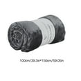 thumbnail image 4 of Warm Soft Flannel Throw Blanket Sofa Bed Bedspread Travel for Bed Sofa Dark Grey 100cmx150cm, 4 of 8