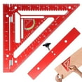 thumbnail image 5 of Innovative Precision Rafter Square, Adjustable Carpentry Squares, Professional Innovative Rafter Square Tool, Multifunctional Rafter Square for Carpenters, Flooring and Metalwork, Red, 5 of 7