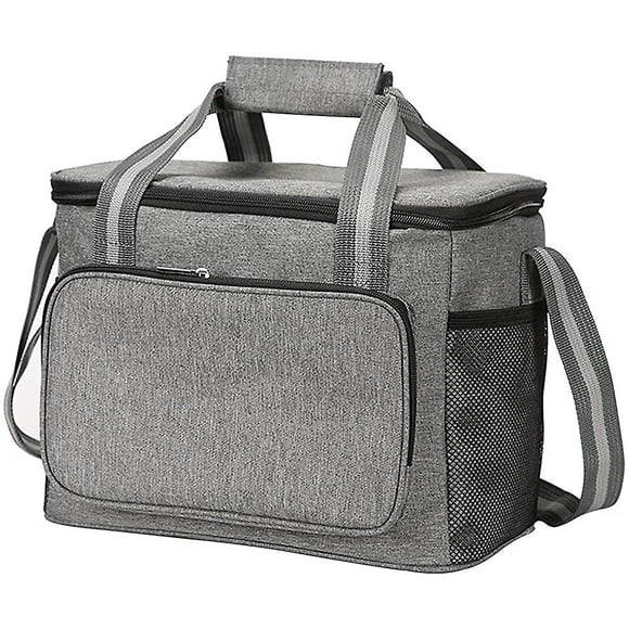 Large Lunch Bag 15l Thickened Storage Cooler Cooling Tote Soft Heat Insulation