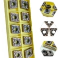 thumbnail image 3 of 10 Pcs CNMG120408 -MA LF6018 CNMG432 inserts Tournants en Carbure CNC pour Acier, 3 of 11