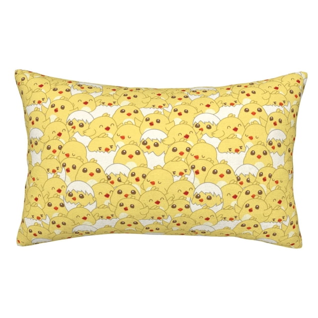 Balery Baby Chicks Funda de Cojín Estampada, Regalos para Mujeres, Regalos de Amor para Ella, Regalos para Novia o Esposa, Funda de Almohada-14"x20"