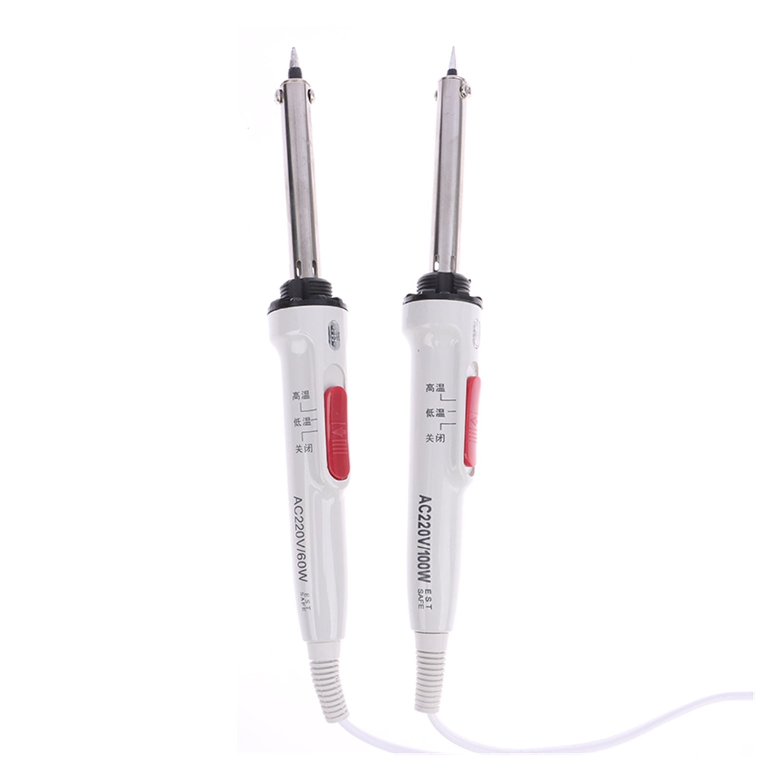 White Electric Soldering Iron ,Double Temperature Control With Switch Welding Pen, High And Low Temperature Welding Tools ,Wide Applications