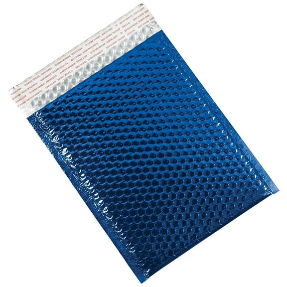 Partners Brand Bubble Mailers,9x11.5",Blue,PK100 GBM0911B