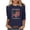 #4 Blue [Navy]【Mix & Save More】, variant on Lazyguy Fourth of July, T-Shirts Women Graphic Printed Loose Shirts Round Neck Bracelet Sleeves Tees Tops for Festival Party S-4XL Navy