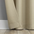 thumbnail image 3 of No. 918 Landon Textured Semi-Sheer Grommet Curtain Panel, 40"W X 84"L, Taupe, 3 of 7