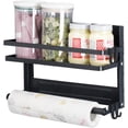 thumbnail image 1 of Organizadores plegables de condimentos con base fuerte para puerta de refrigerador, estante de almacenamiento para utensilios de cocina, diseño eficiente del espacio, estante de cocina, 1 of 9
