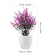 thumbnail image 2 of unbranded 2Ud Adorno Bonsái Artificial Violet Para Hogar Oficina Oficina Fácil Mantenimiento, 2 of 4