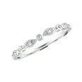 thumbnail image 2 of Sterling Silver and Genuine Diamond Accent Stackable Ring, 2 of 4