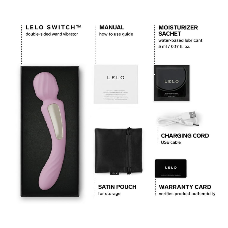 LELO SWITCH Double Ended Vibrator For Women With 12 Pleasure Settings, Soft  Pink - Walmart.com