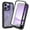 Black, variant on iPhone 14 Pro Max Case with Built in Screen Protector,Dteck Full-Body Shockproof Rubber Hybrid Protection Crystal Clear PC Back Protective Phone Case Cover for iPhone 14 Pro Max,Black