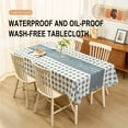 thumbnail image 3 of Disposable Plastic Tablecloth, Washless Plaid Table Mat for Parties Picnics Restaurants, 4 Size Options (53.94" Wide x 35.43" to 70.87" Long), 3 of 5