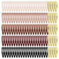 thumbnail image 1 of Paquete de 120 pinzas para el cabello de 6 colores | Clips antideslizantes para mujeres y niñas | Horquillas duraderas para cabello grueso, trenzas y moños | Diseño sin enganches., 1 of 1