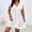 *White, variant on Women's V Neck Ruffle Short Sleeve Mini Dress, Casual Flowy A Line Beach Sundress Army Green,Women's Plus L