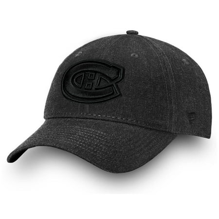 Montreal Canadiens Fanatics Branded Team Haze Adjustable Snapback Hat - Black -