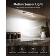 thumbnail image 2 of Luz LED con sensor de movimiento EZVALO, 3 unidades, 20 cm, recargable, 2 of 7