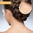 thumbnail image 4 of Set extensor de collares Bremorou de acero inoxidable dorado (7/9/12 cm), 4 of 7