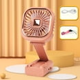 thumbnail image 3 of Ventilador de cuello colgante plegable portátil, ventilador de enfriamiento de aire, ventilador de collar, mini ventiladores eléctricos independientes Rosado Sunnimix Mini ventilador para colgar en el cuello, 3 of 7