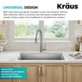thumbnail image 6 of KRAUS Fairlane 33” Undermount Double Bowl 18-Gauge Stainless Steel Kitchen Sink, 6 of 8