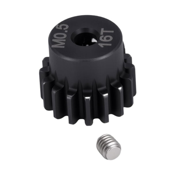 Piñón de coche RC, repuesto para motor, compatible con modelos a escala 1:18 y 1:24. 16T
