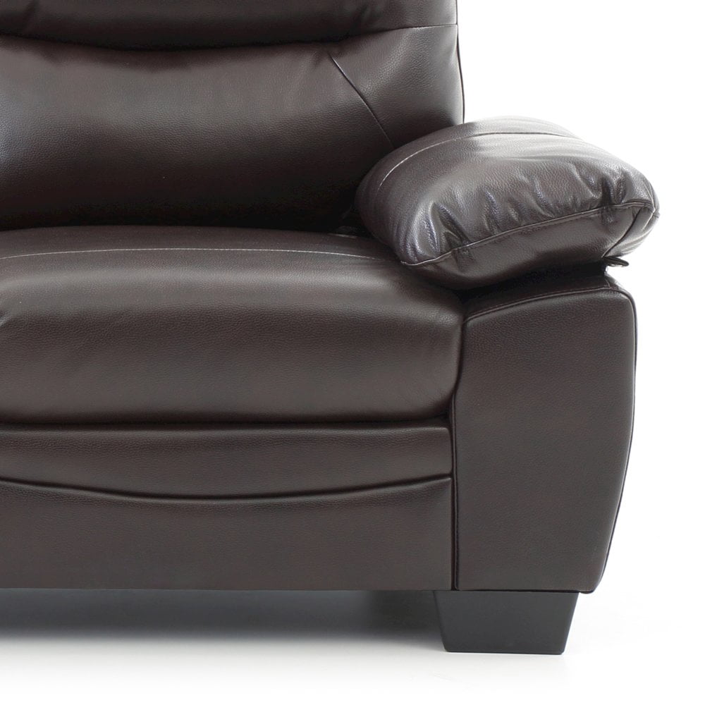 Glory Furniture Marta Sofa in Dark Brown Color