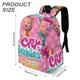 thumbnail image 3 of Cry Babies Bebé-theme Backpack, Campus style schoolbag Bookbag with Adjustable Shoulder Straps And Large Zip Compartment, Unisex Travel Bags.42x30x15cm, 3 of 6